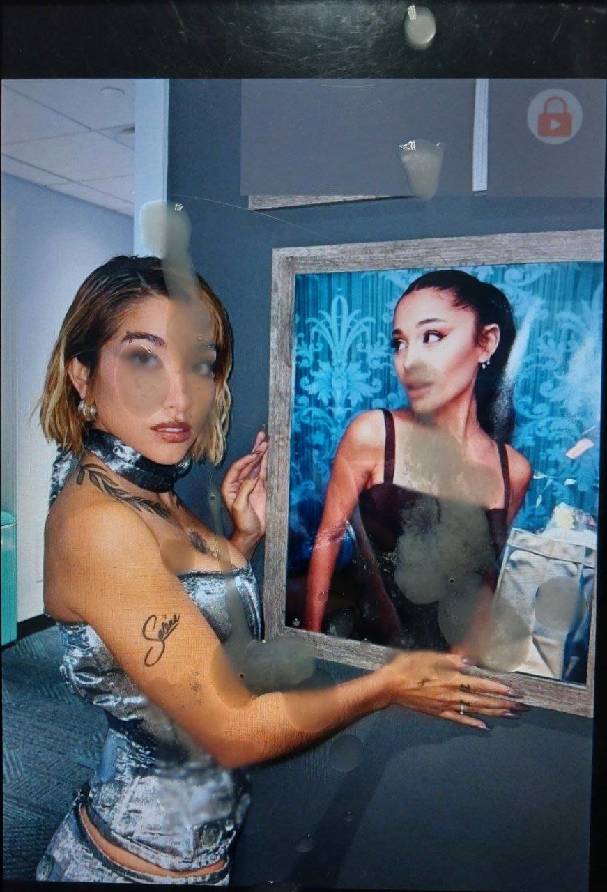 Ariana Grande and Maria Becerra Cum Tribute #IP924pmf