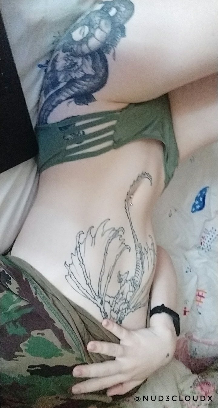 Pale Bitch likes showing her slutty tattoos #xsPzVMb7